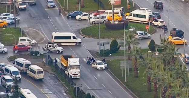 Giresun'da Feci Trafik Kazası: Yaya Geçidinde Otomobil Çarpan Kadın Yaralandı