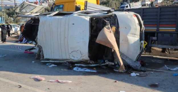 Hatay Reyhanlı'da Feci Trafik Kazası : 6 Ölü 8 Yaralı